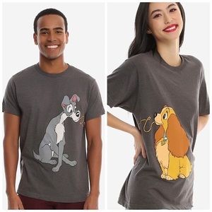 Lady and the tramp couple shirts Clearance